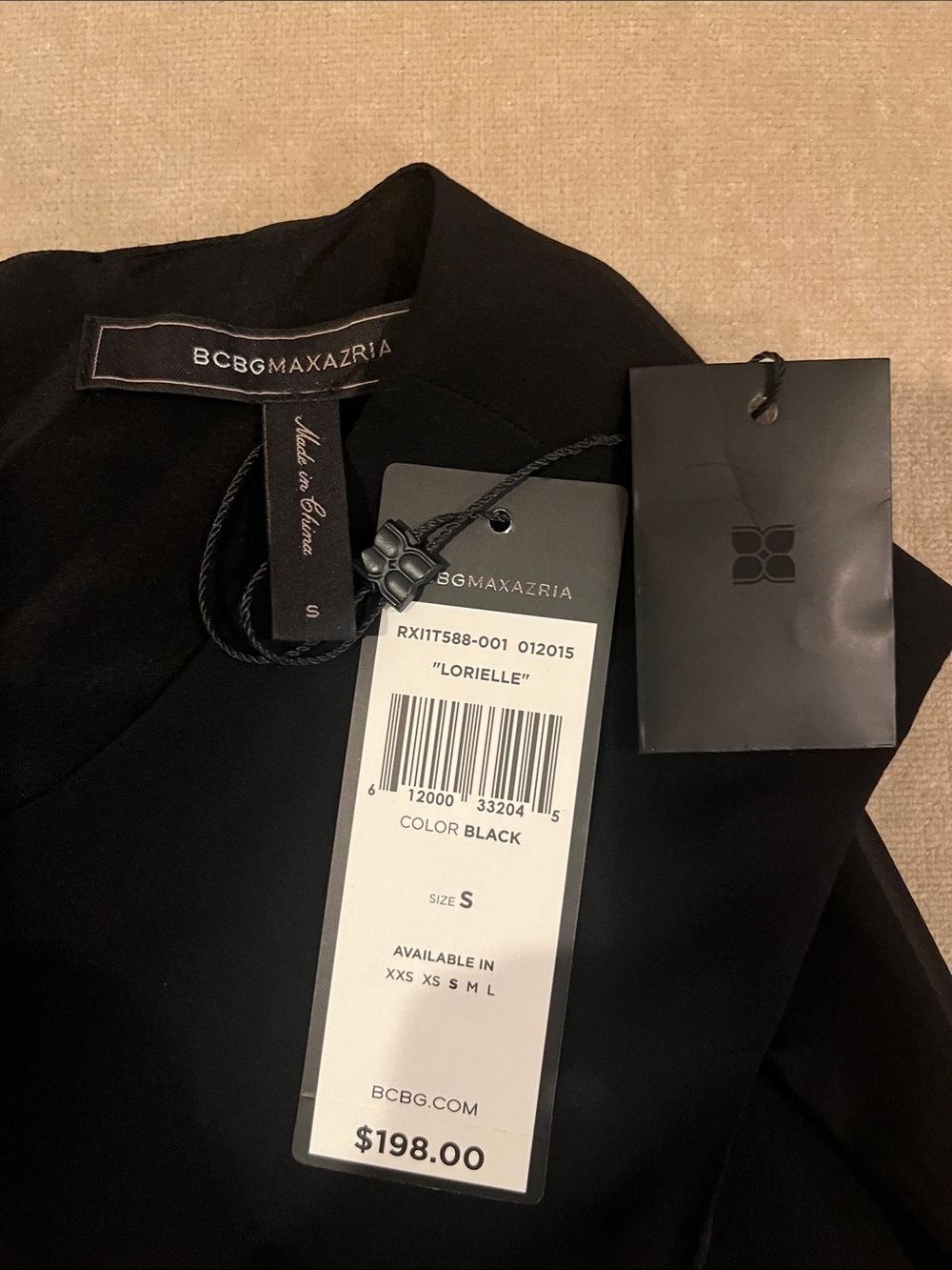 BCBGMaxAzria Lorielle Black Silk Sleeveless Top NWT Flowy Layered Elegant Small - Picture 5 of 14